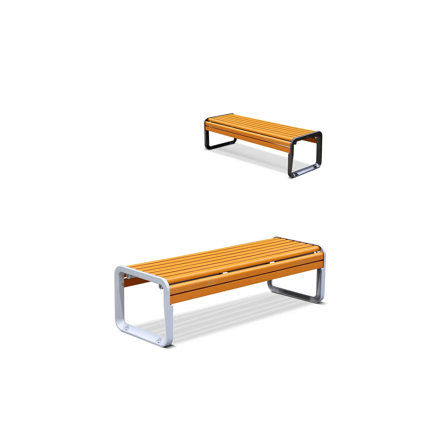 Classic Cast-Frame Bench — Two Colourways — factory direct