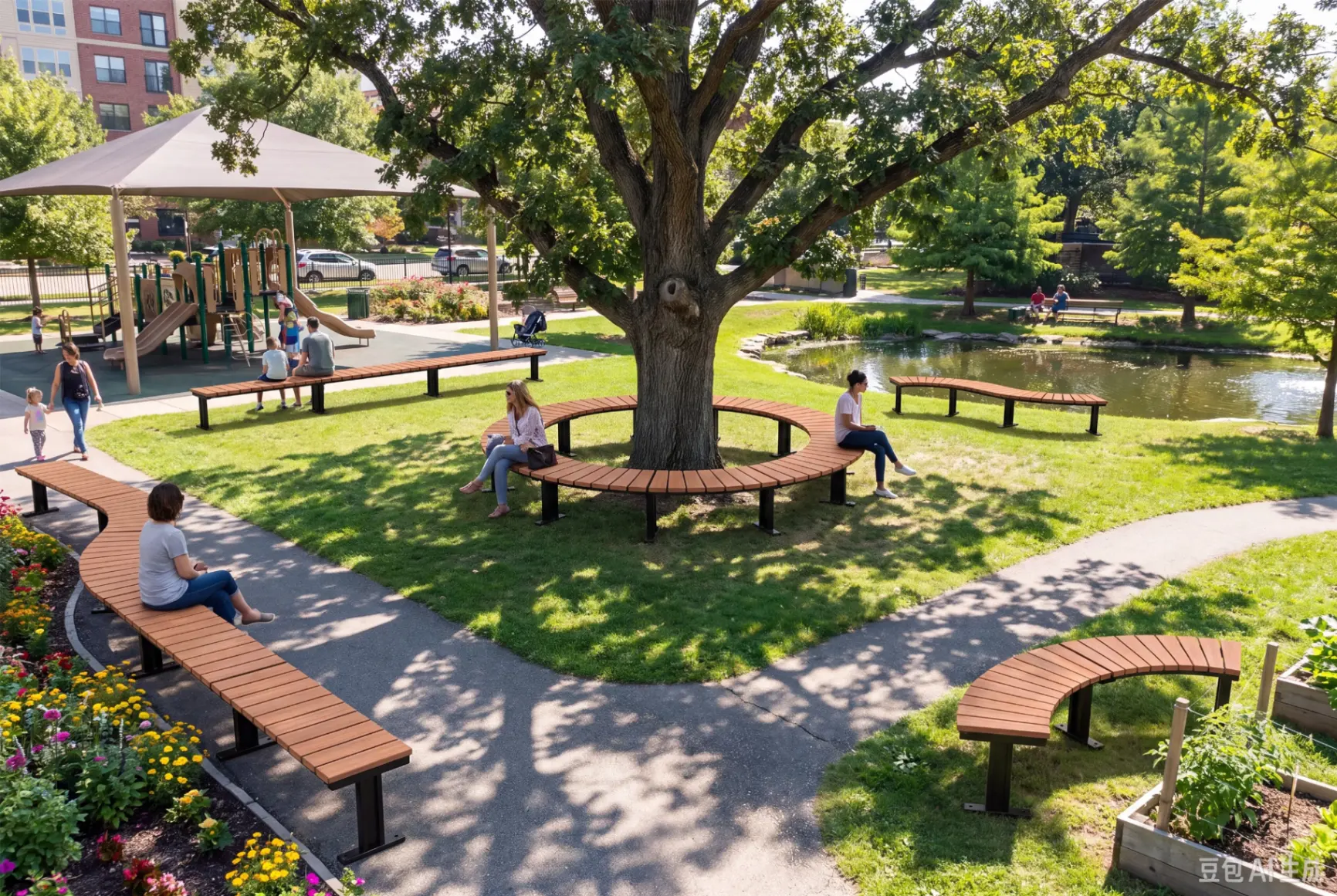 Tree-Ring & Linear Bench Ensemble — factory direct