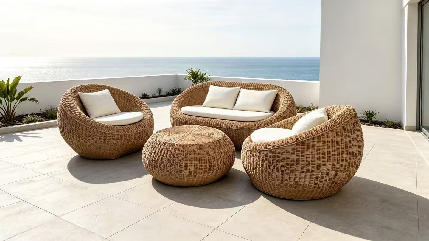 6-Seat Teak Garden Dining Group — factory direct